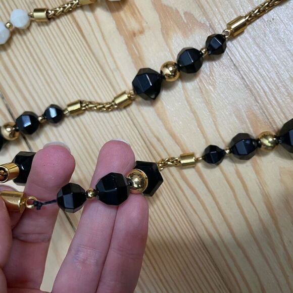 Kate Spade‎ Statement Necklace Bracelet Bangle Lot Cut to the Chase Idiom Gold - Picture 6 of 9